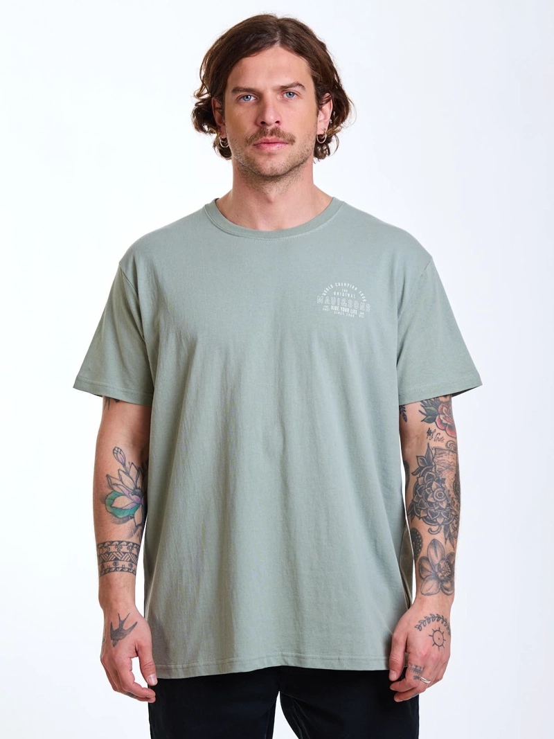 POLERA MC RIDE VERDE HOMBRE MAUI AND SONS - 1