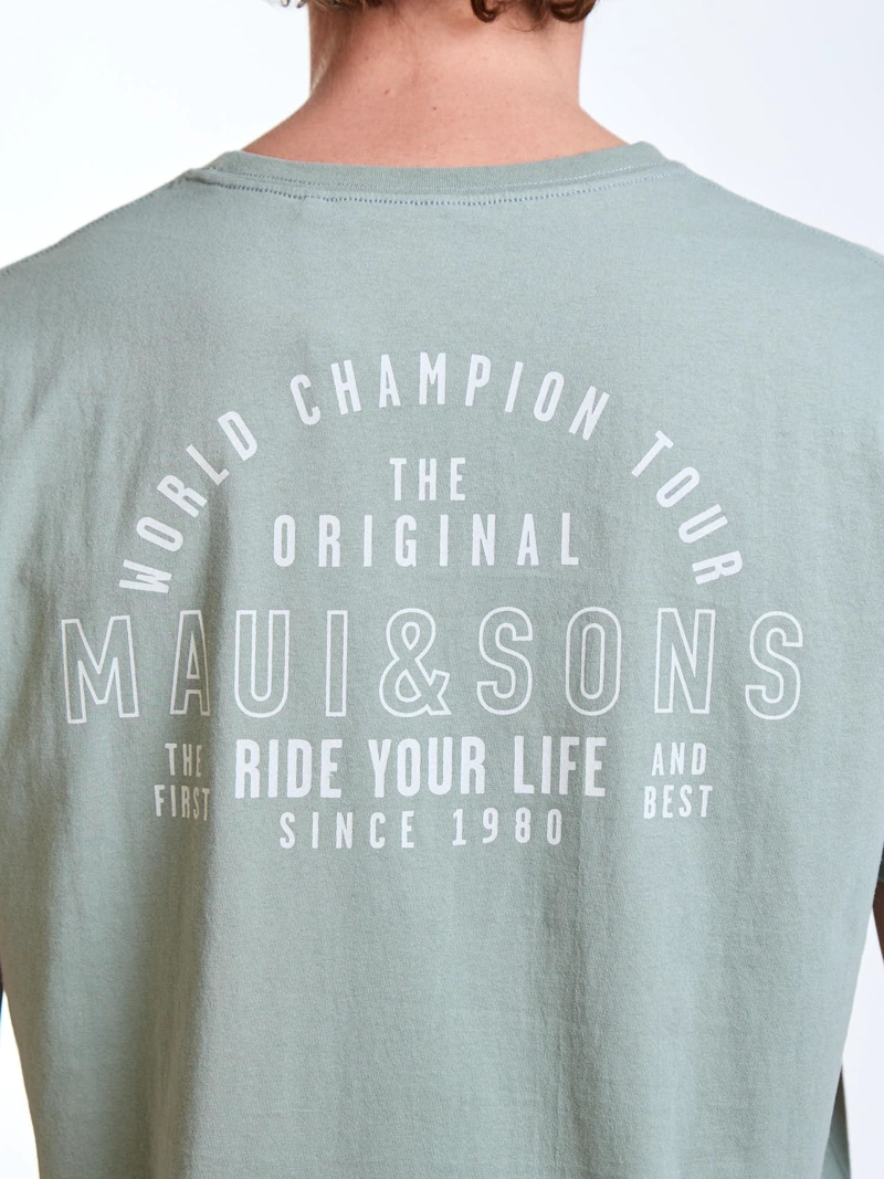 POLERA MC RIDE VERDE HOMBRE MAUI AND SONS - 4