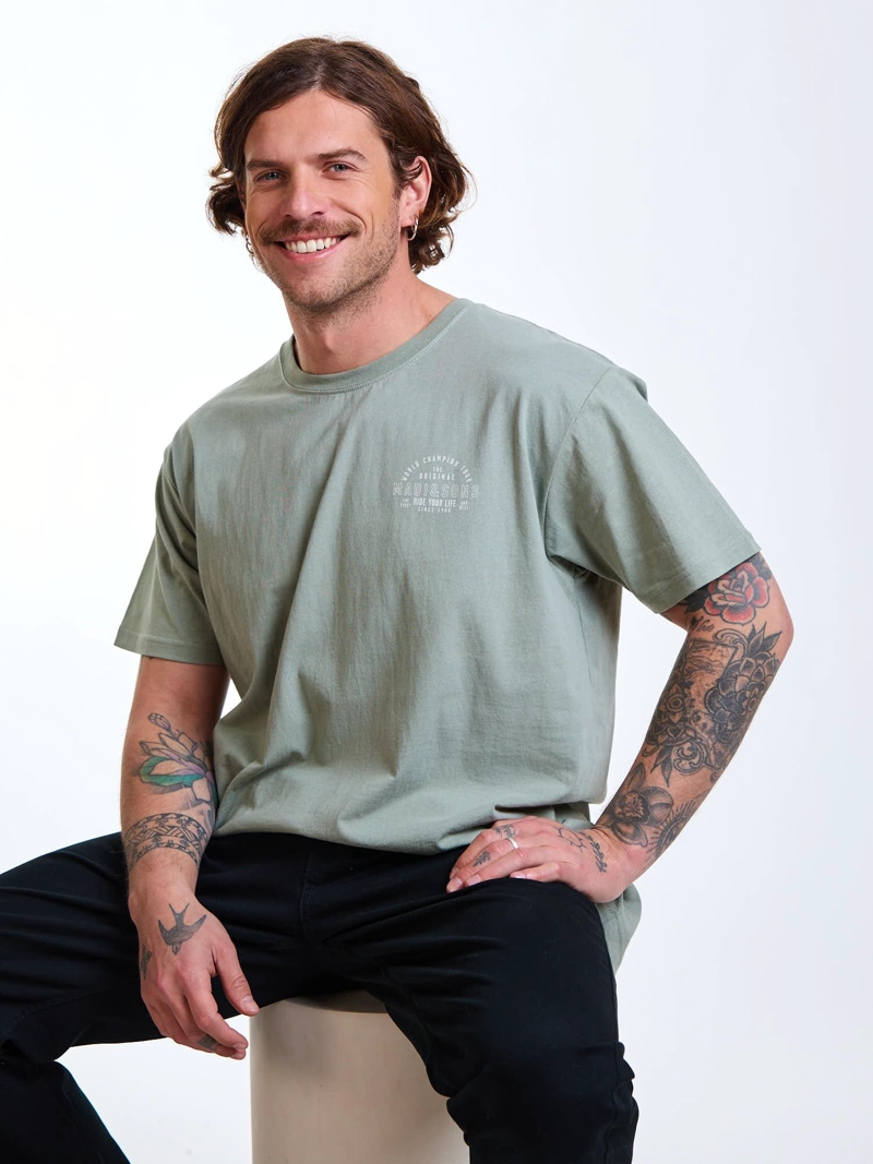 POLERA MC RIDE VERDE HOMBRE MAUI AND SONS - 7