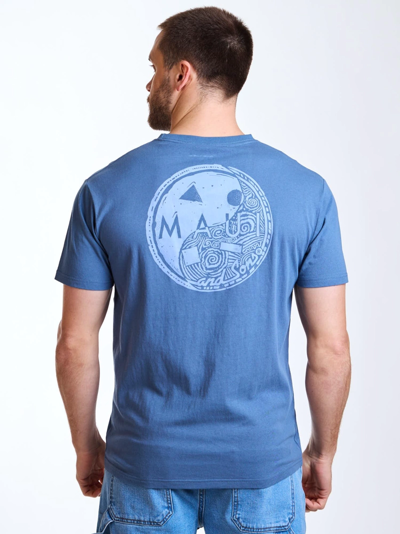 POLERA MC BREEZE AZUL HOMBRE MAUI AND SONS - 2