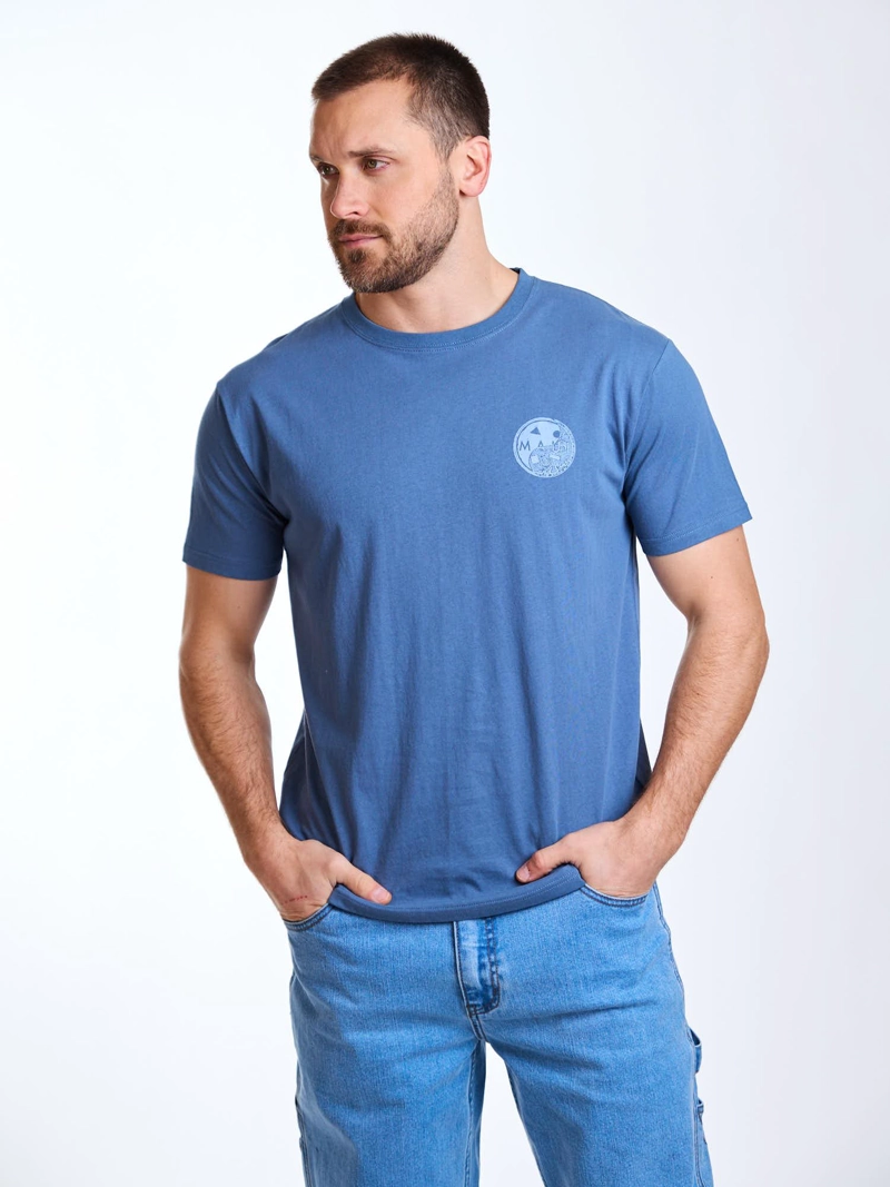 POLERA MC BREEZE AZUL HOMBRE MAUI AND SONS - 7