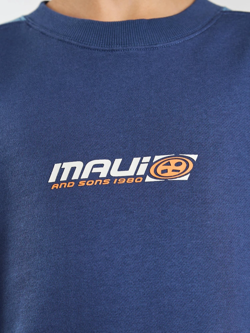 POLERON CR MOKU AZUL INFANTIL MAUI AND SONS - 5