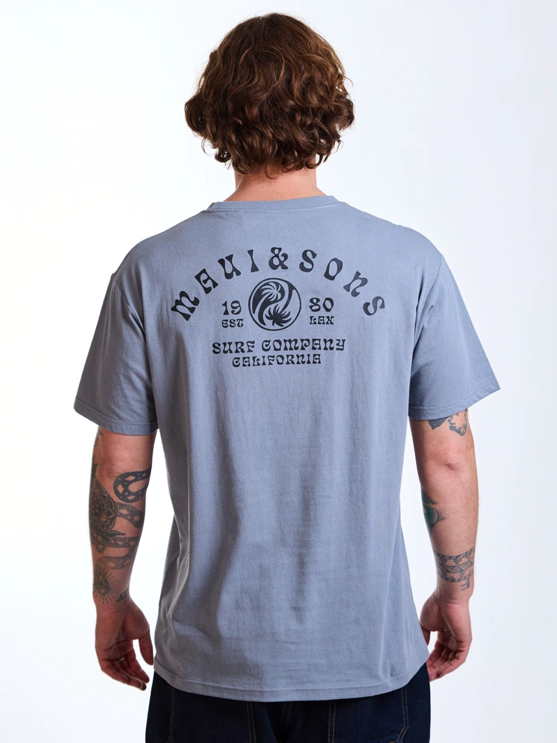 POLERA MC VIBES GRIS HOMBRE MAUI AND SONS - 2