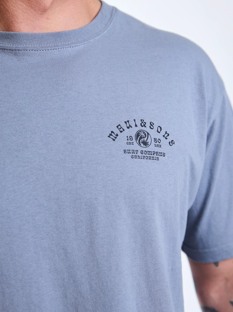 POLERA MC VIBES GRIS HOMBRE MAUI AND SONS - 6