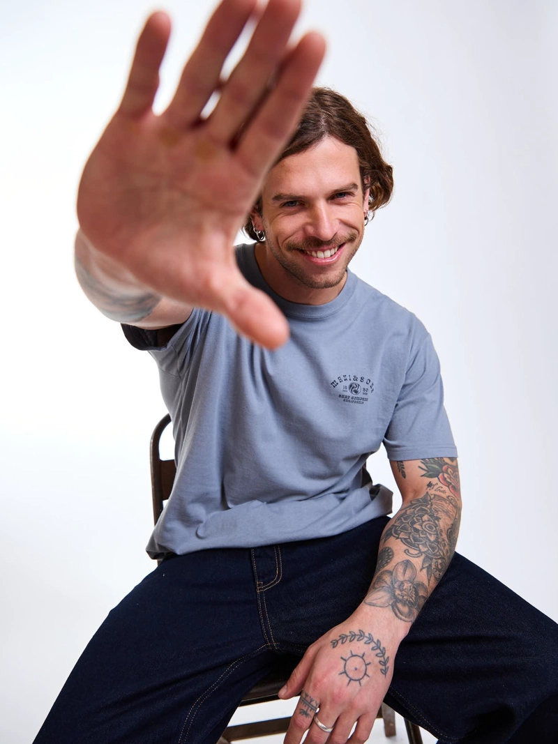 POLERA MC VIBES GRIS HOMBRE MAUI AND SONS - 8