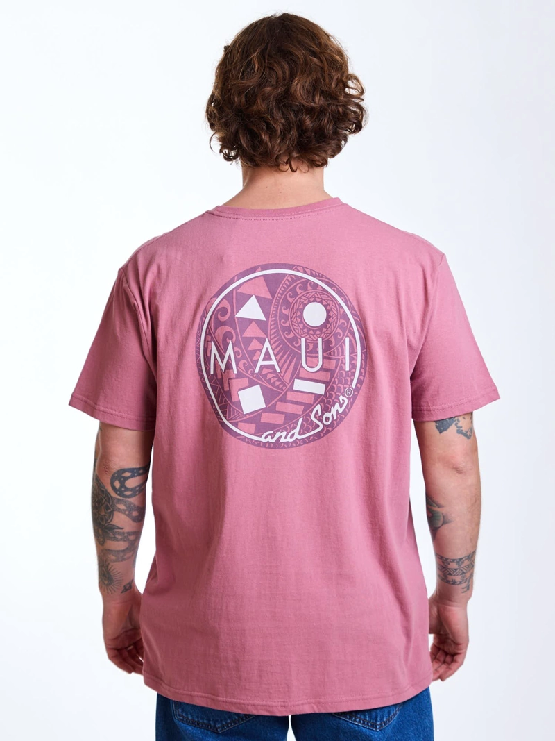 POLERA MC LAGOON ROSADO HOMBRE MAUI AND SONS - 2