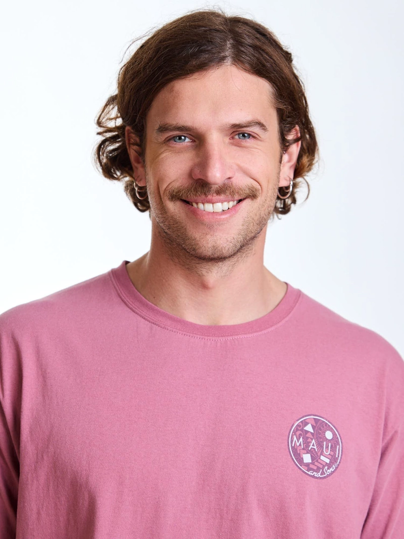 POLERA MC LAGOON ROSADO HOMBRE MAUI AND SONS - 5
