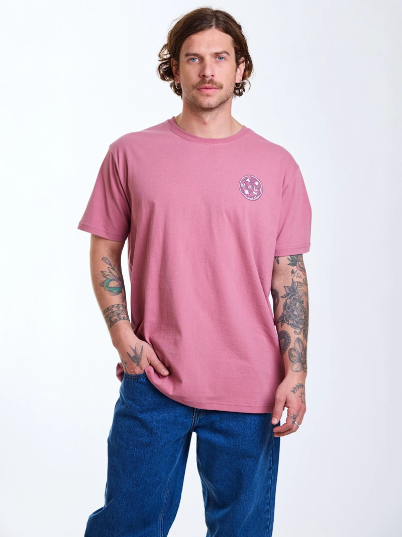 POLERA MC LAGOON ROSADO HOMBRE MAUI AND SONS - 7