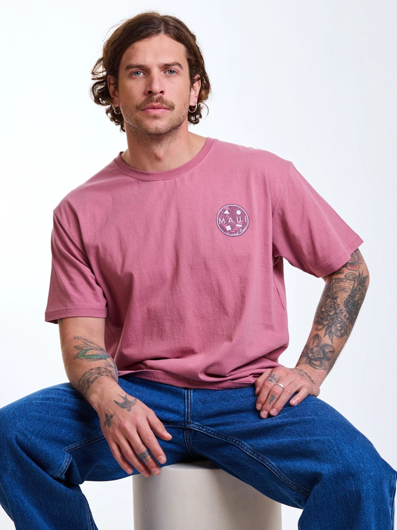 POLERA MC LAGOON ROSADO HOMBRE MAUI AND SONS - 8