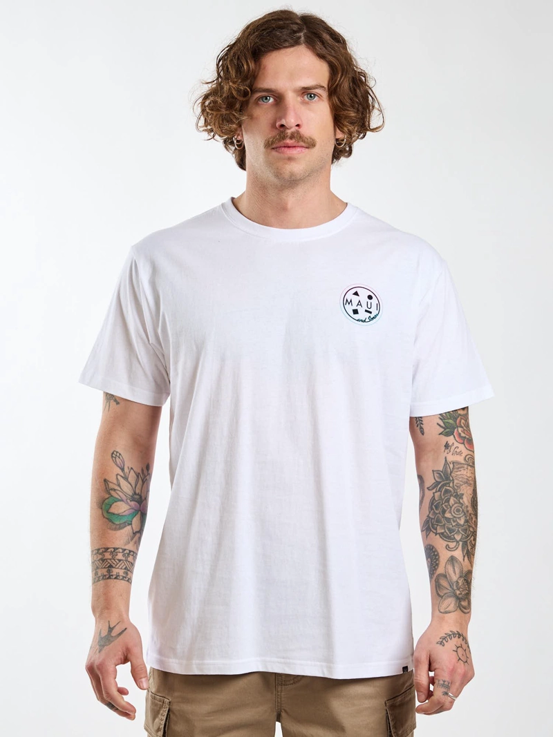 POLERA MC PACIFIC BLANCO HOMBRE MAUI AND SONS - 1
