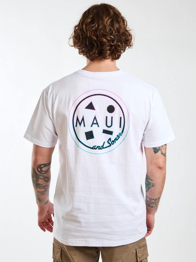 POLERA MC PACIFIC BLANCO HOMBRE MAUI AND SONS - 2