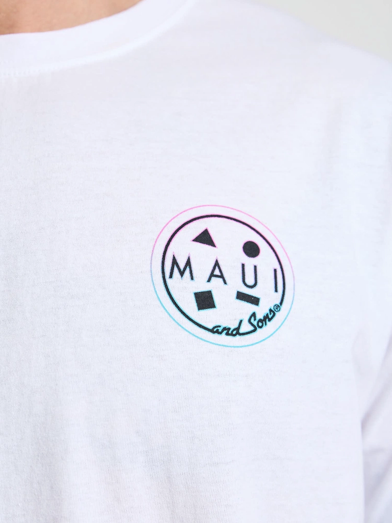 POLERA MC PACIFIC BLANCO HOMBRE MAUI AND SONS - 6