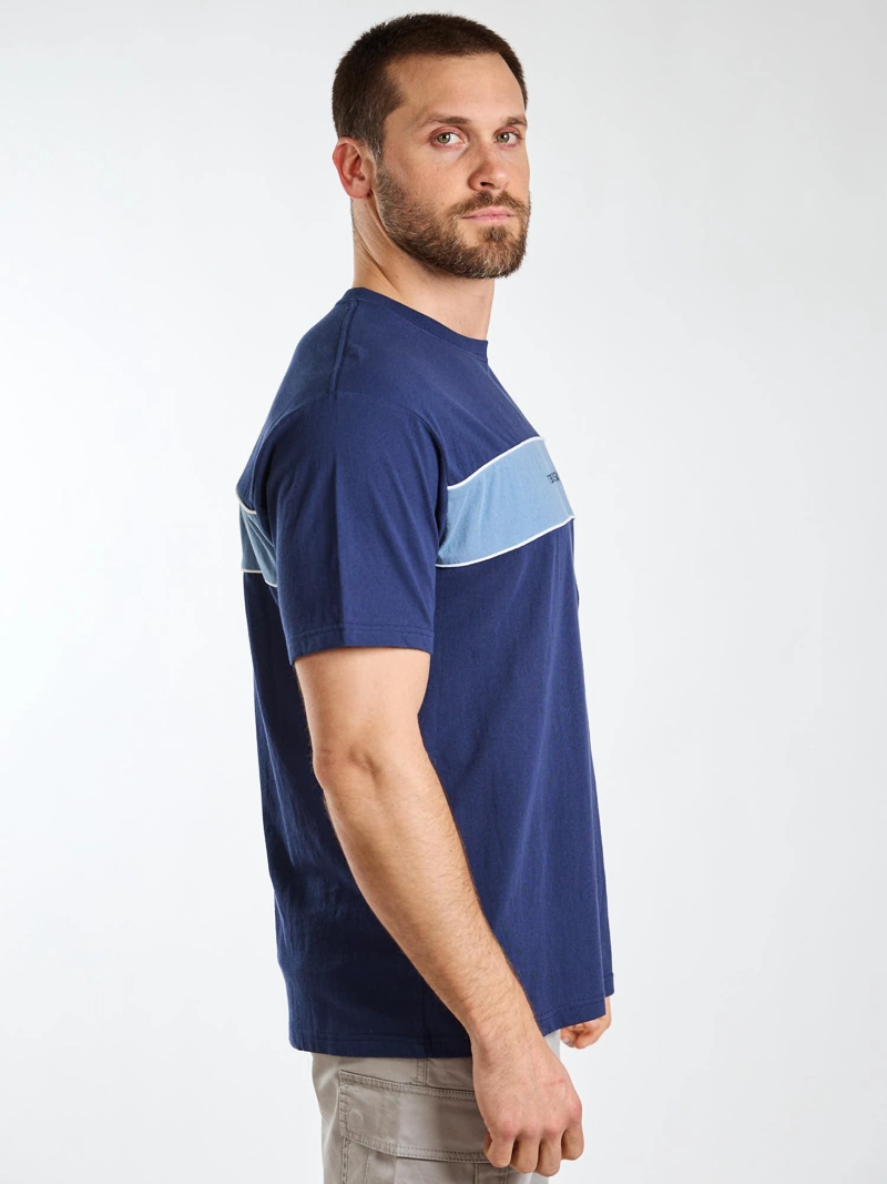 POLERA MC SURF  BLOCK AZUL HOMBRE MAUI AND SONS - 3