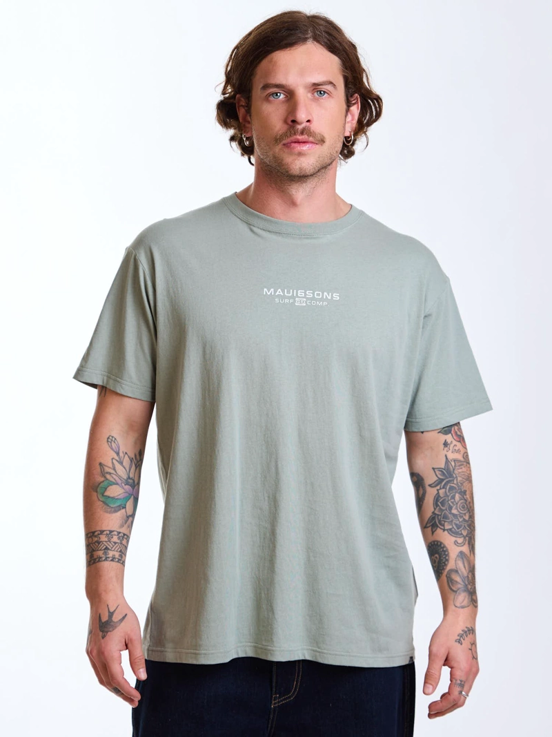 POLERA MC NOMAND VERDE HOMBRE MAUI AND SONS - 1
