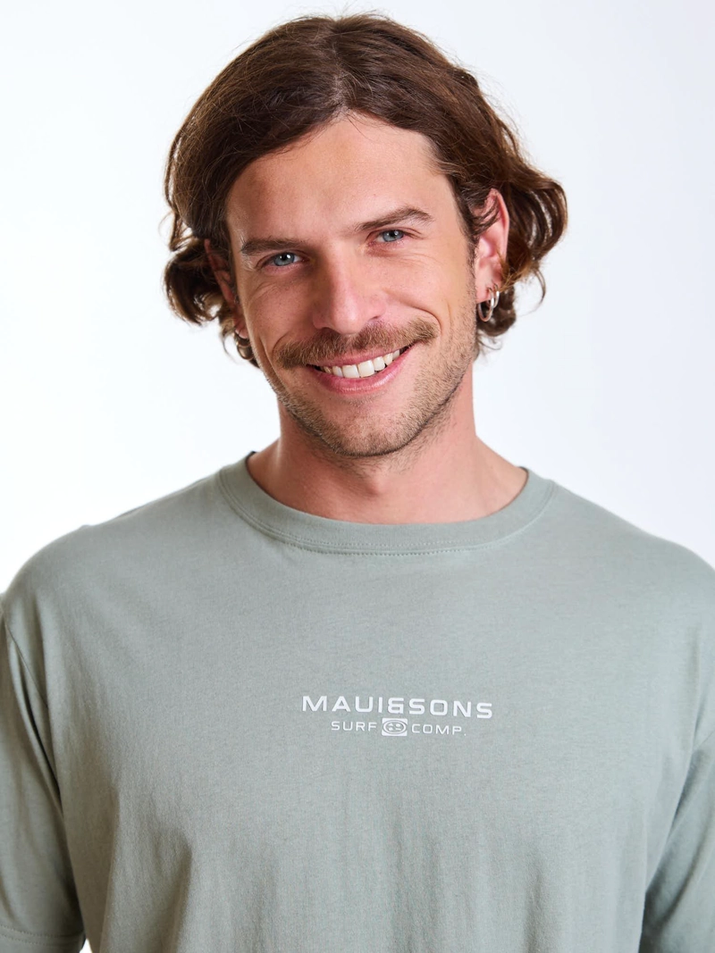 POLERA MC NOMAND VERDE HOMBRE MAUI AND SONS - 4