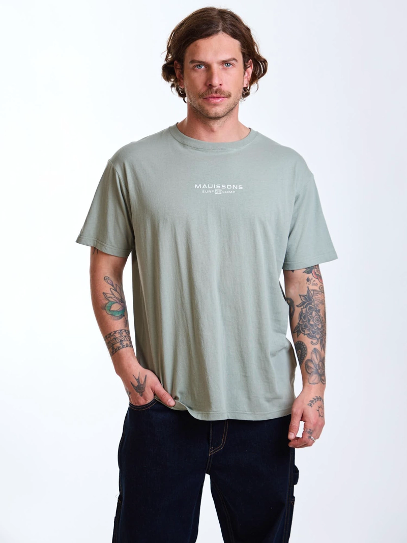 POLERA MC NOMAND VERDE HOMBRE MAUI AND SONS - 6