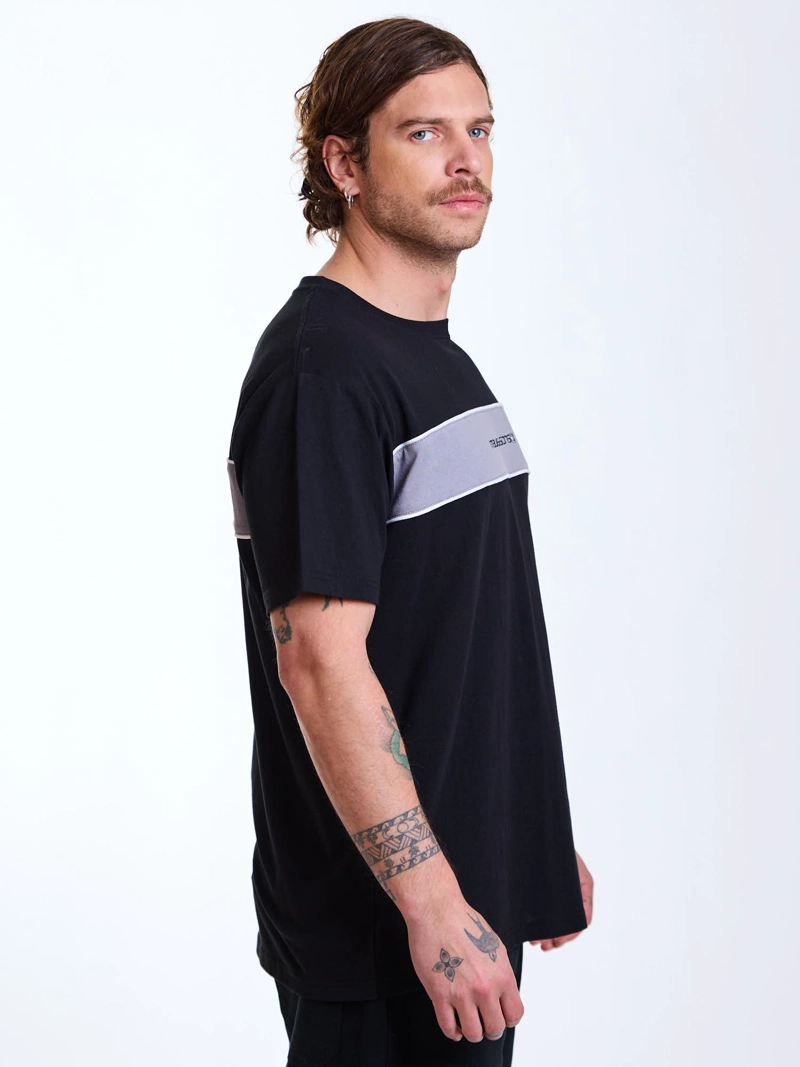 POLERA MC SURF  BLOCK NEGRO HOMBRE MAUI AND SONS - 3