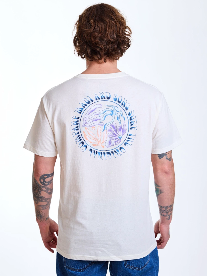 POLERA MC OCEAN BLANCO HOMBRE MAUI AND SONS - 2