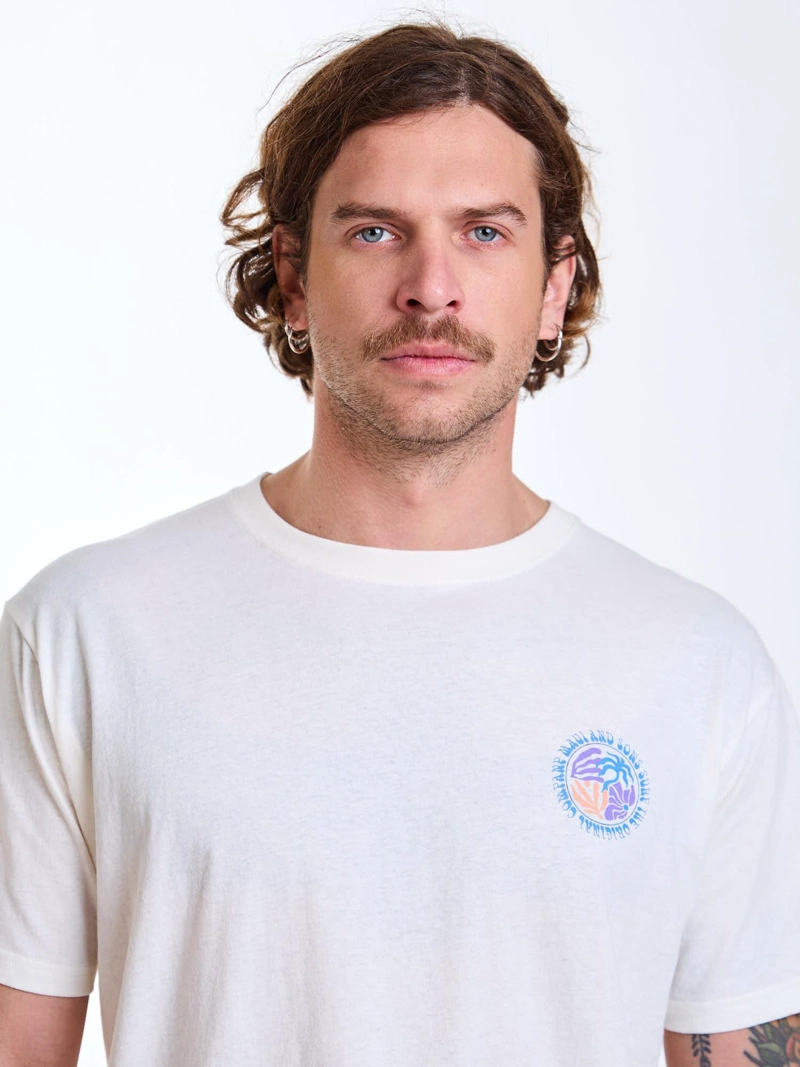 POLERA MC OCEAN BLANCO HOMBRE MAUI AND SONS - 5