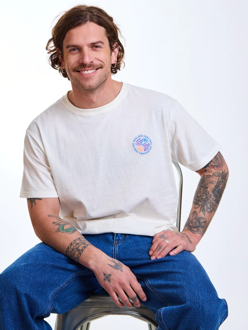 POLERA MC OCEAN BLANCO HOMBRE MAUI AND SONS - 8