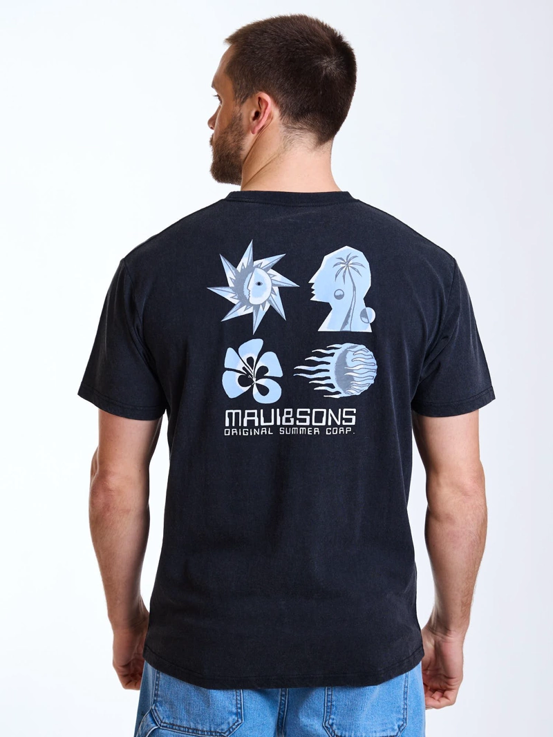 POLERA MC SUN NEGRO HOMBRE MAUI AND SONS - 2