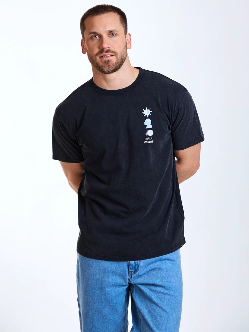 POLERA MC SUN NEGRO HOMBRE MAUI AND SONS - 7