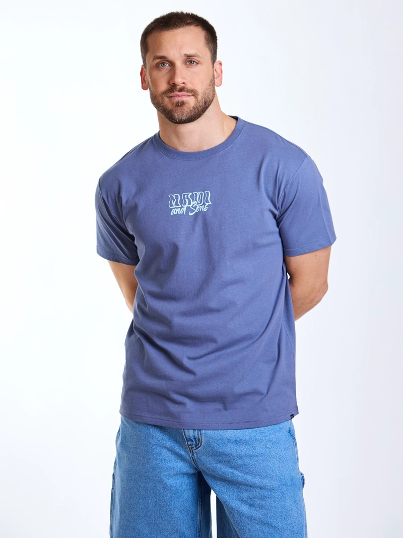 POLERA MC GRID CELESTE HOMBRE MAUI AND SONS - 7