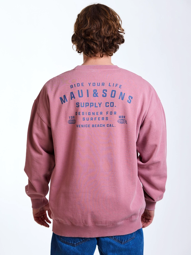 POLERON CR SOFT SUNSET ROSADO HOMBRE MAUI AND SONS - 2