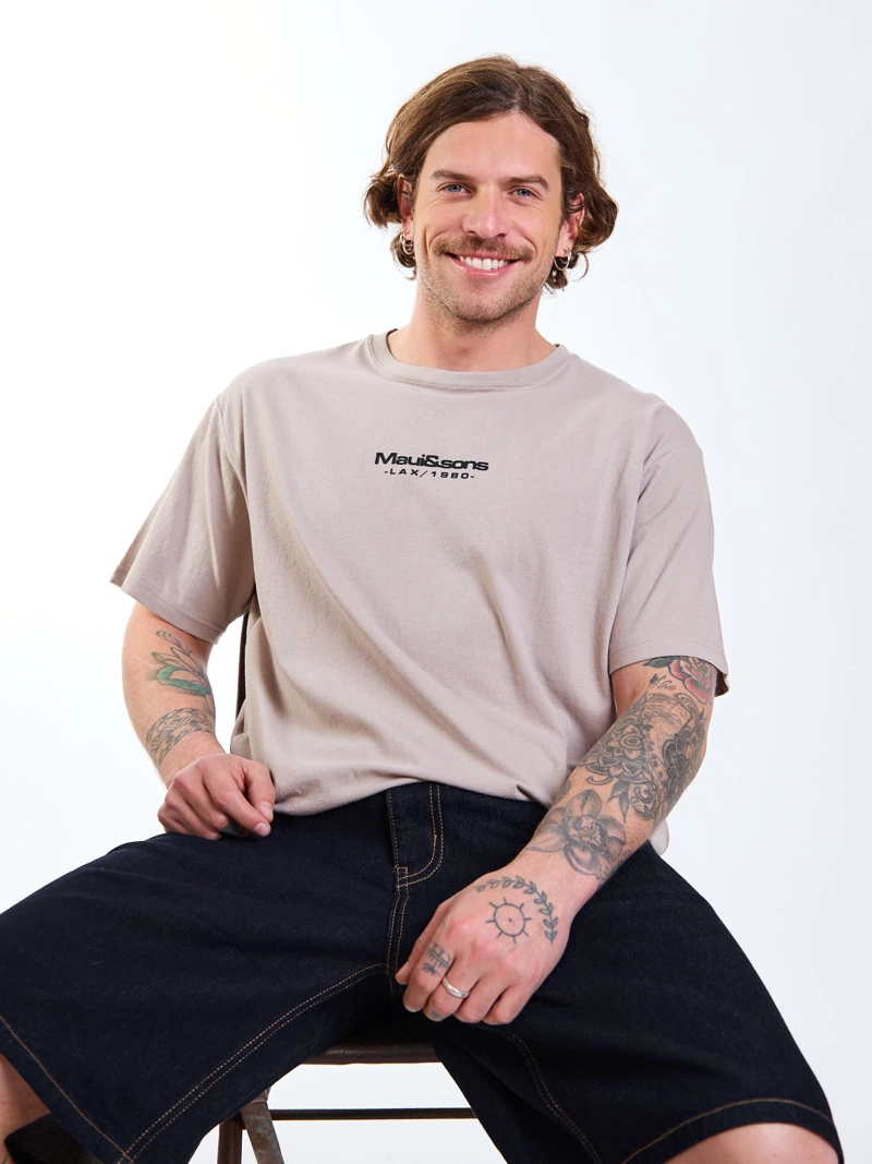 POLERA MC ESSENTIAL BEIGE HOMBRE MAUI AND SONS - 7