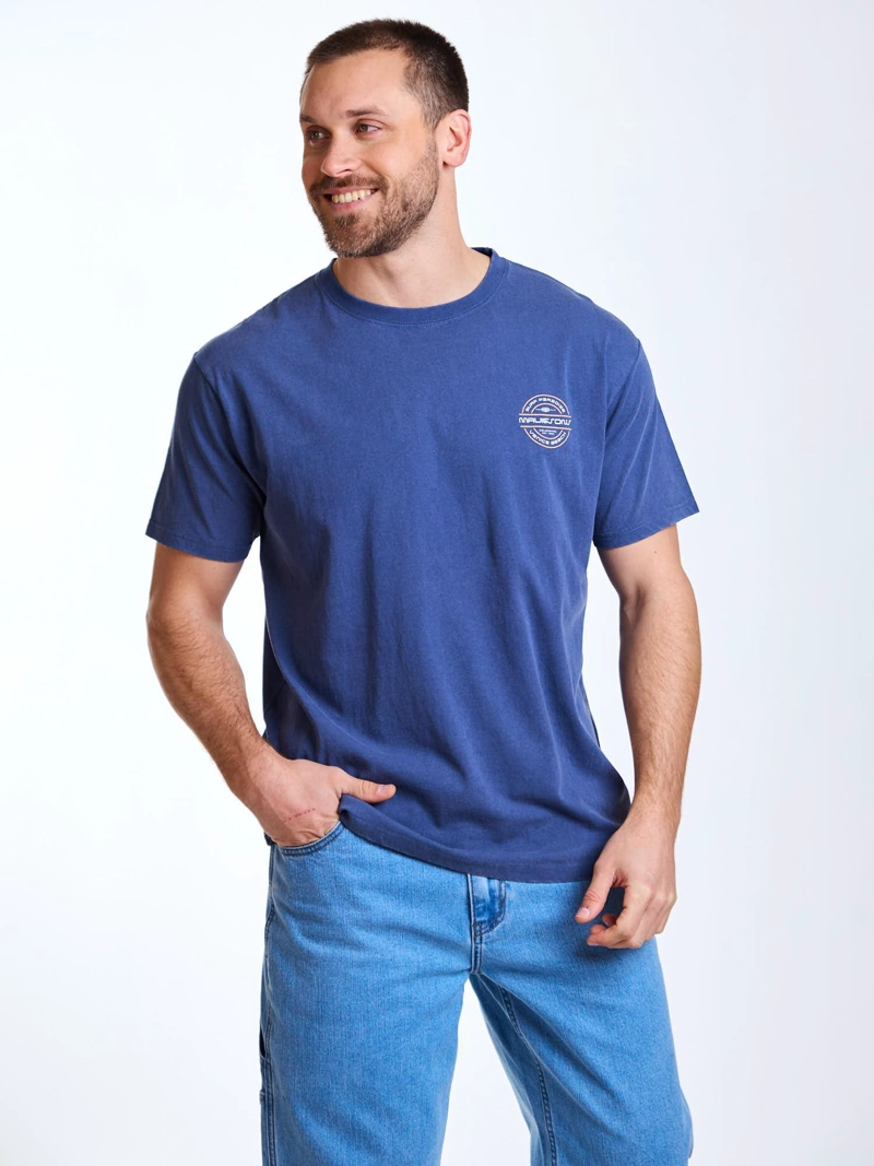 POLERA MC ENDLESS AZUL HOMBRE MAUI AND SONS - 6