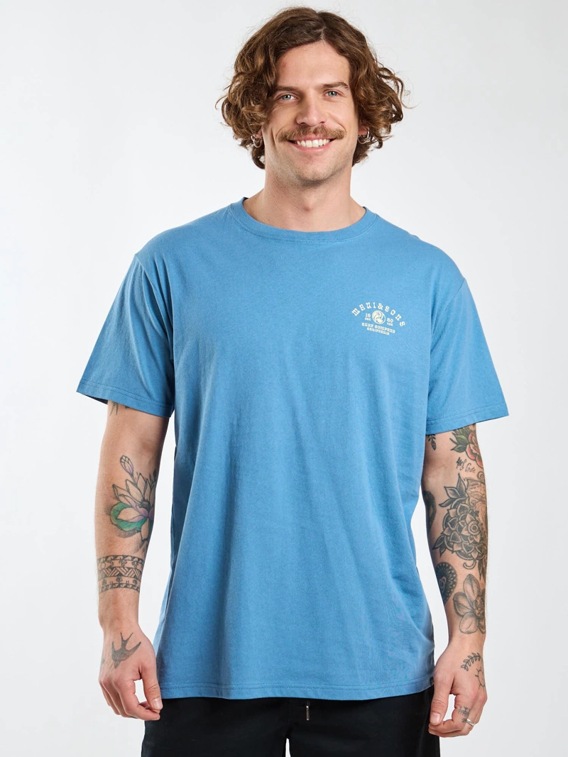 POLERA MC VIBES CELESTE HOMBRE MAUI AND SONS - 1