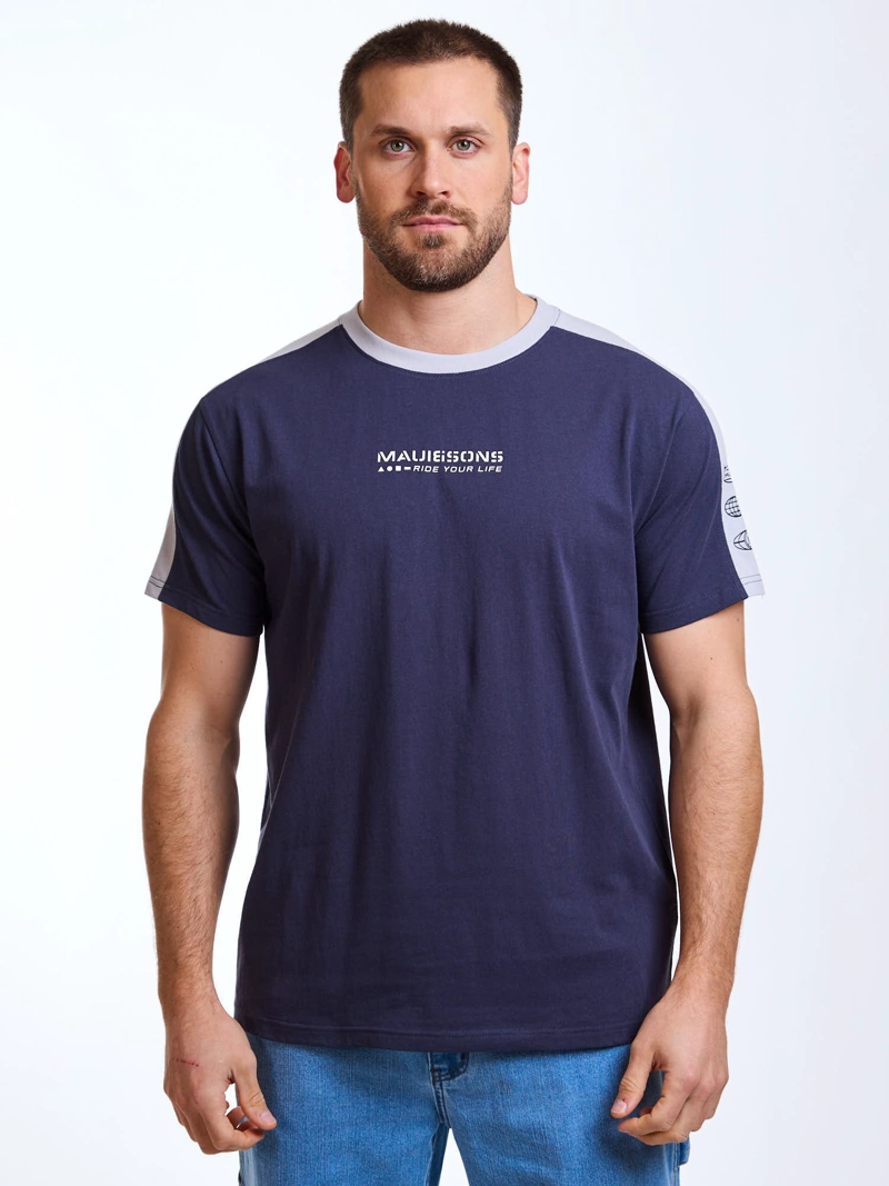 POLERA MC SALTY GRIS HOMBRE MAUI AND SONS - 1