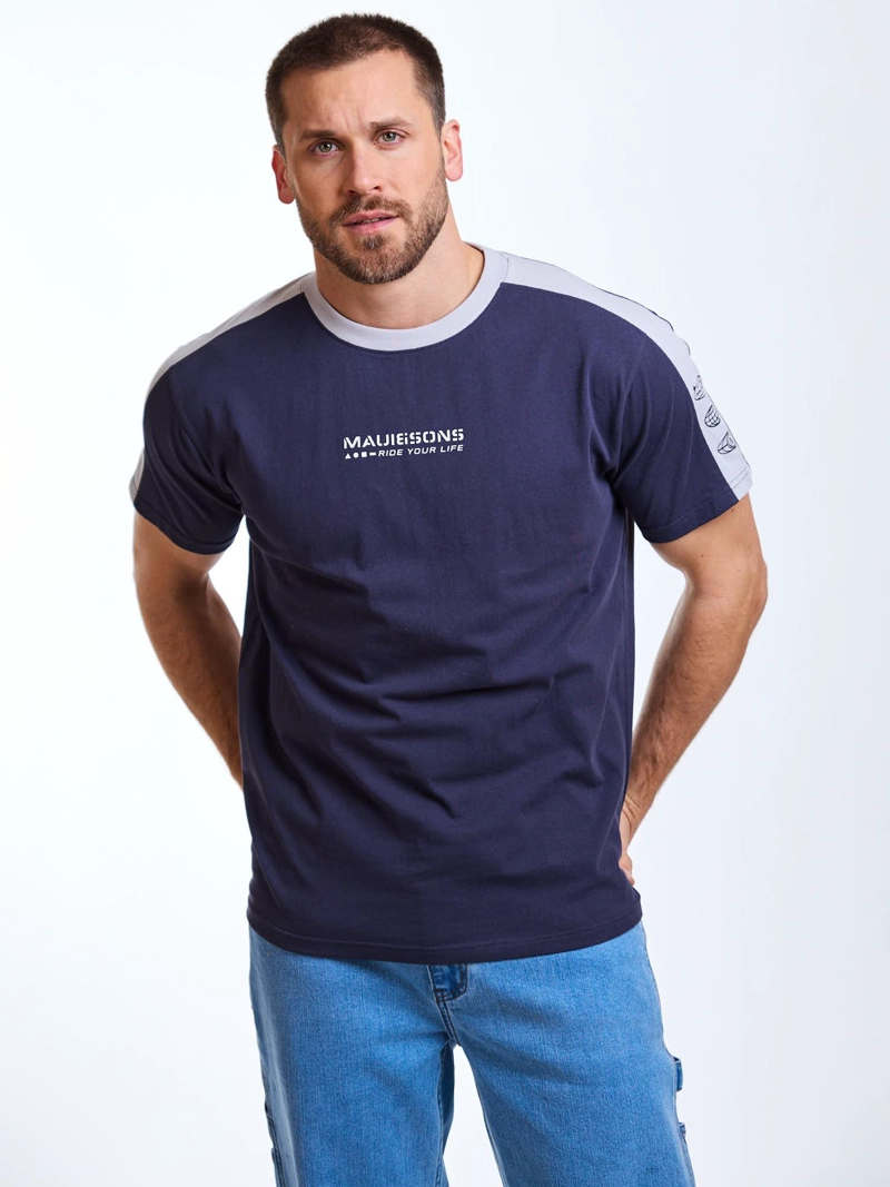 POLERA MC SALTY GRIS HOMBRE MAUI AND SONS - 6