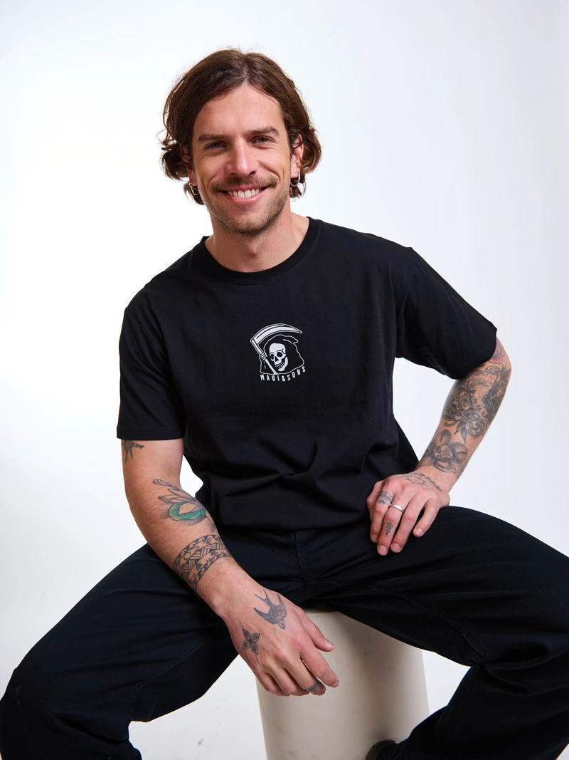 POLERA MC ROAMER NEGRO HOMBRE MAUI AND SONS - 8
