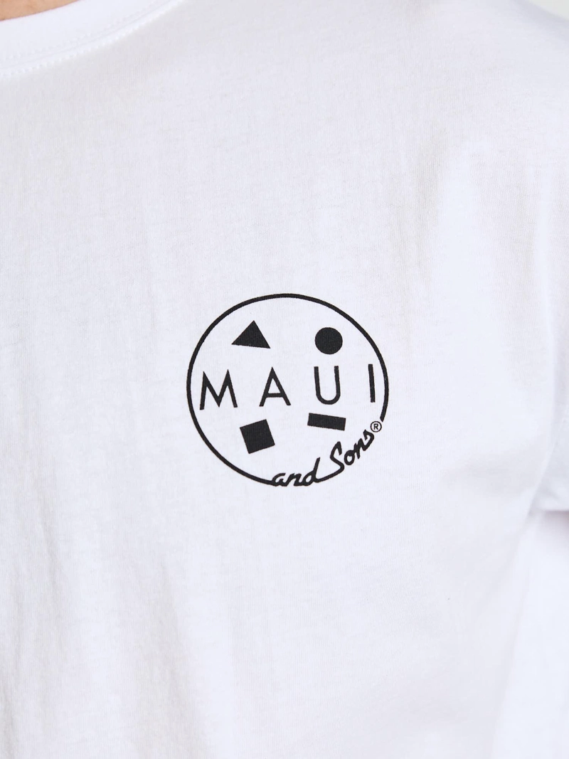 POLERA MC PALMS BLANCO HOMBRE MAUI AND SONS - 5