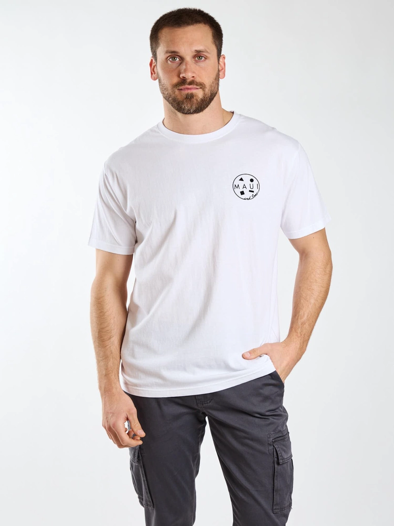 POLERA MC PALMS BLANCO HOMBRE MAUI AND SONS - 6