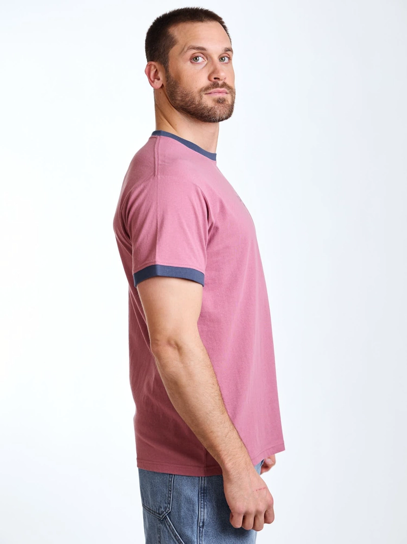 POLERA MC SURFSIDE ROSADO HOMBRE MAUI AND SONS - 3
