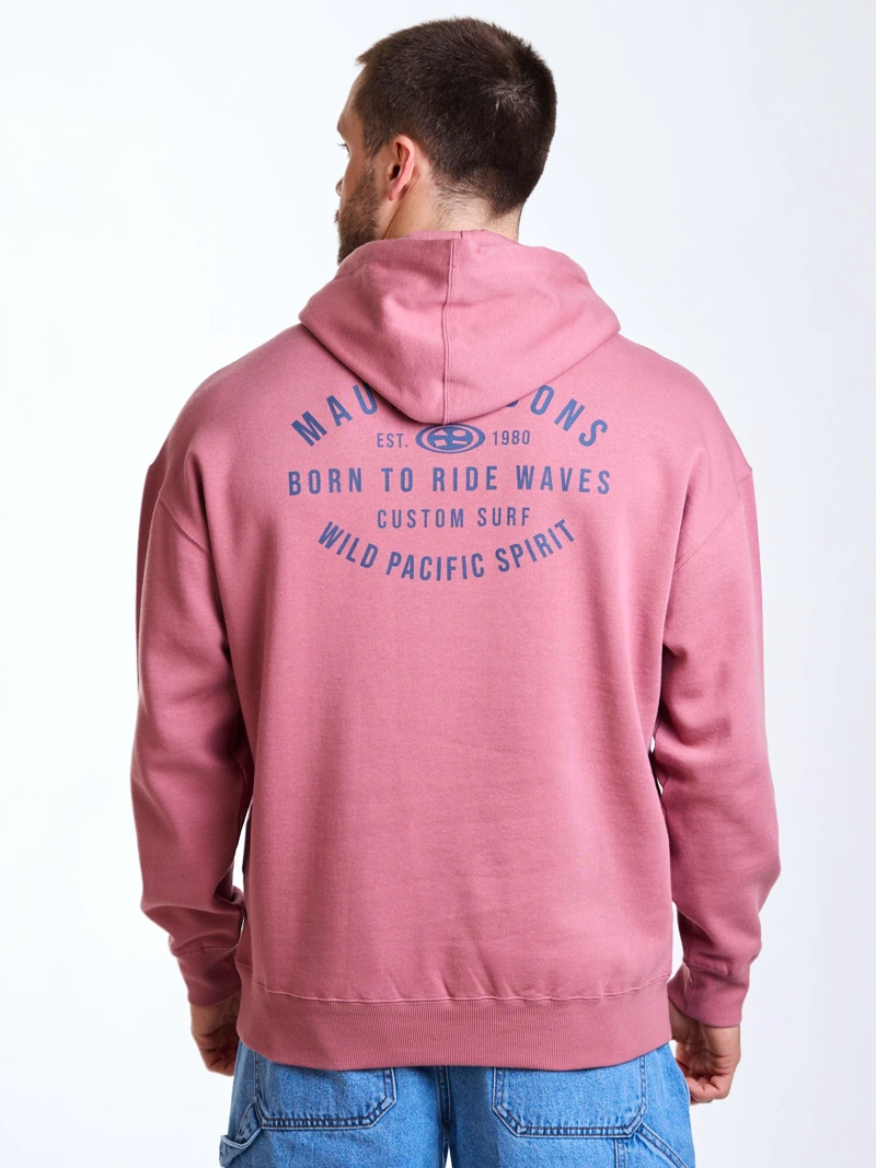 POLERON CANGURO COASTAL ROSADO HOMBRE MAUI AND SONS - 2