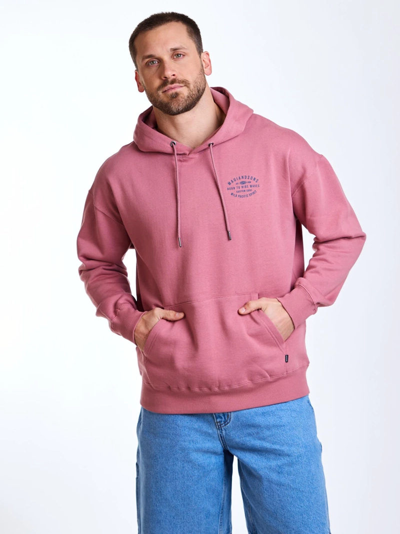 POLERON CANGURO COASTAL ROSADO HOMBRE MAUI AND SONS - 6