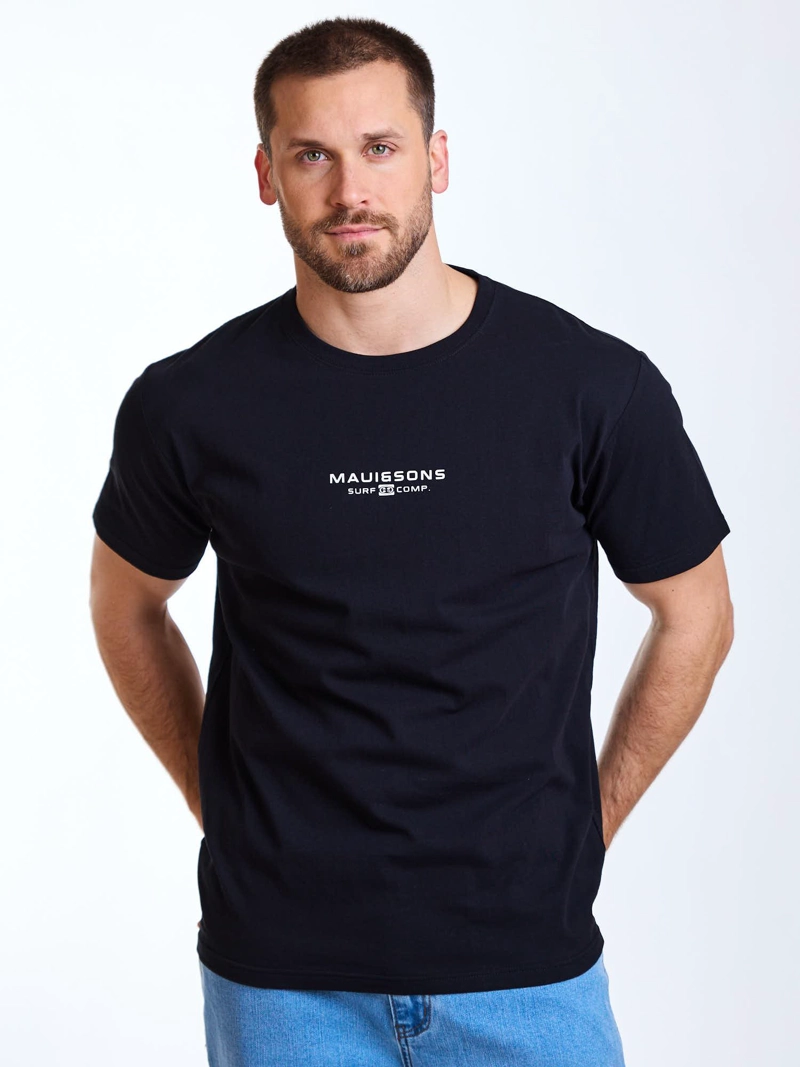 POLERA MC NOMAND NEGRO HOMBRE MAUI AND SONS - 1