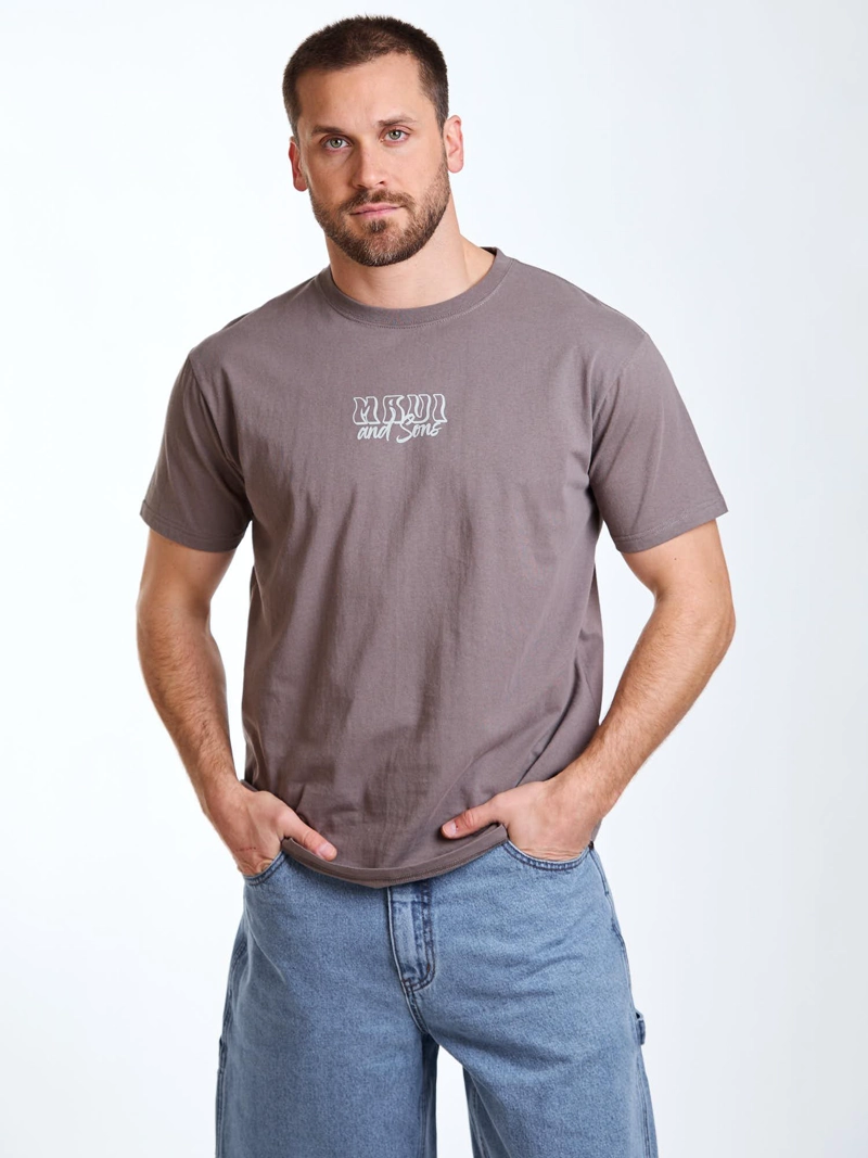 POLERA MC GRID CAFE  HOMBRE MAUI AND SONS - 6