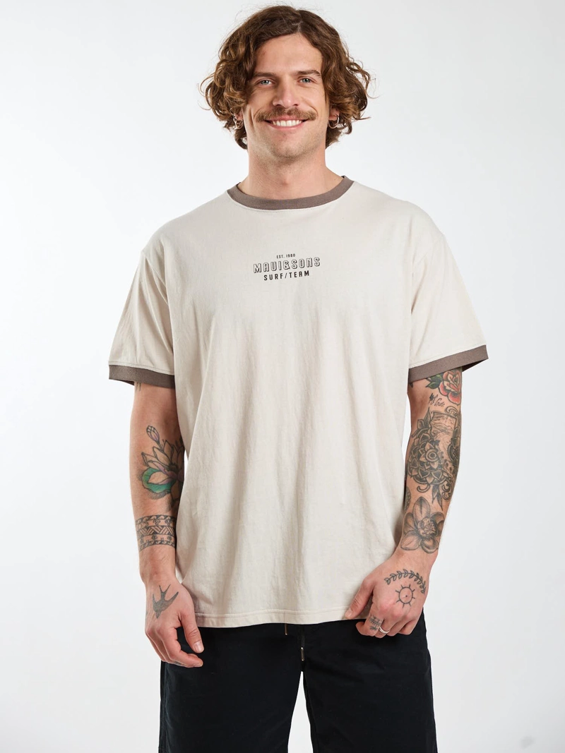 POLERA MC SURFSIDE BLANCO HOMBRE MAUI AND SONS - 1