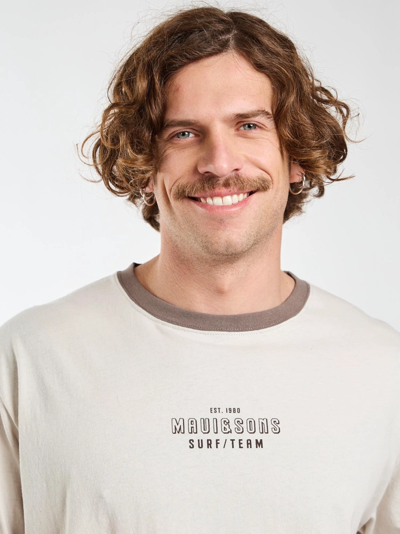 POLERA MC SURFSIDE BLANCO HOMBRE MAUI AND SONS - 4