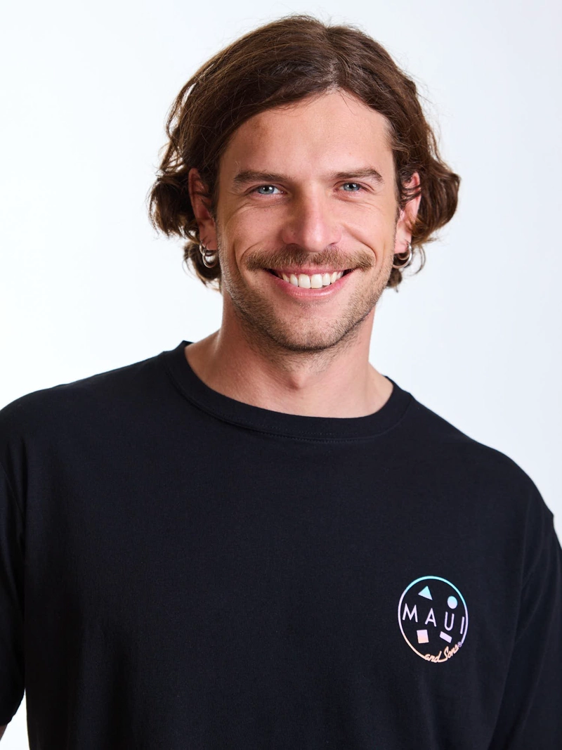 POLERA MC GRADIENT NEGRO HOMBRE MAUI AND SONS - 5