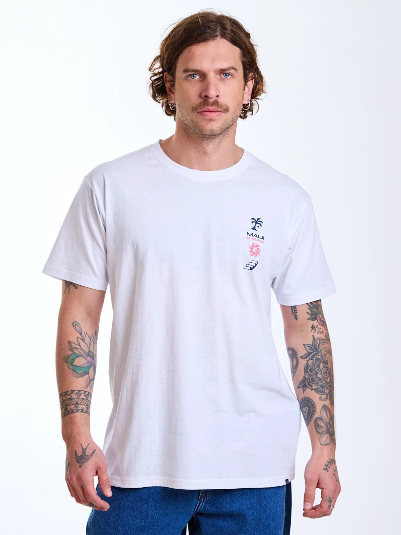 POLERA MC COAST BLANCO HOMBRE MAUI AND SONS - 1