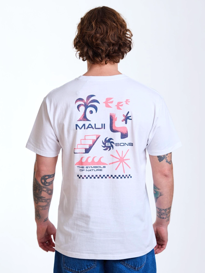 POLERA MC COAST BLANCO HOMBRE MAUI AND SONS - 2