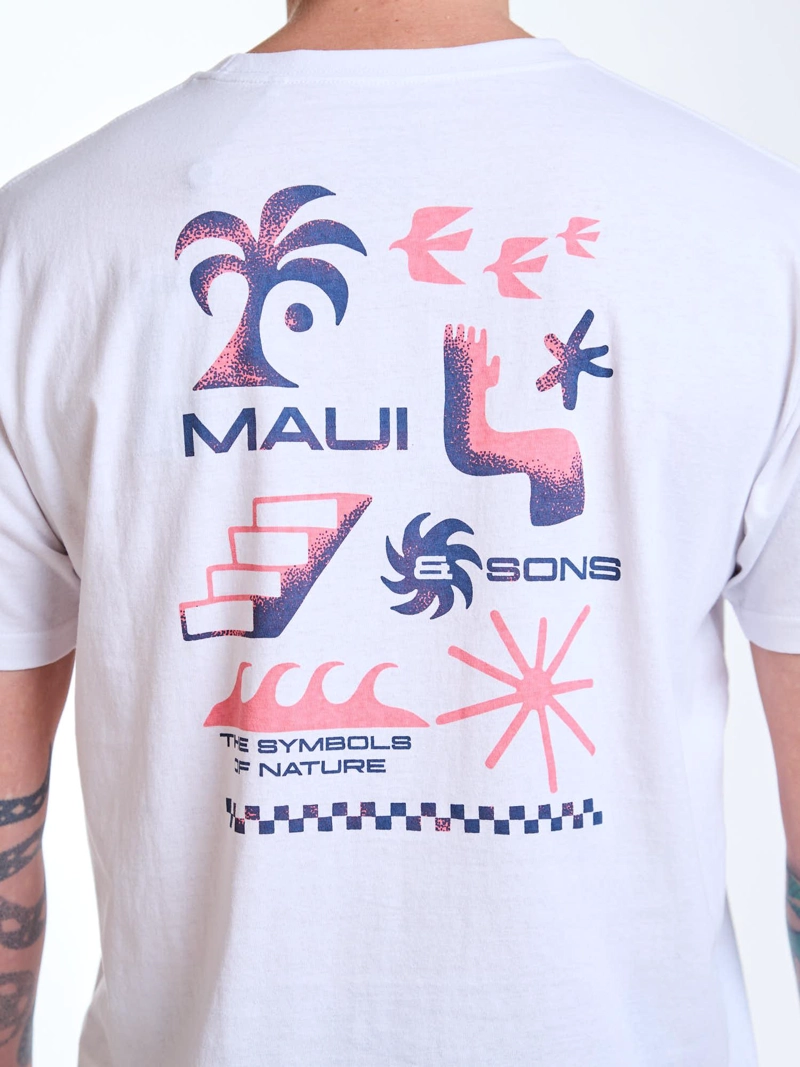 POLERA MC COAST BLANCO HOMBRE MAUI AND SONS - 4