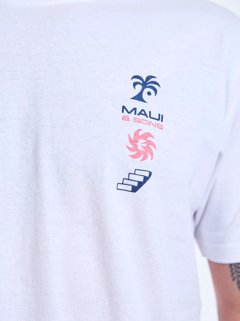 POLERA MC COAST BLANCO HOMBRE MAUI AND SONS - 6