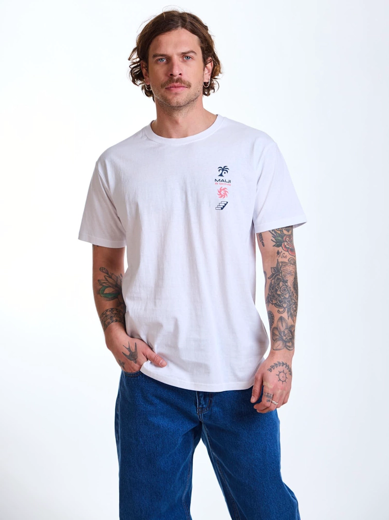 POLERA MC COAST BLANCO HOMBRE MAUI AND SONS - 7