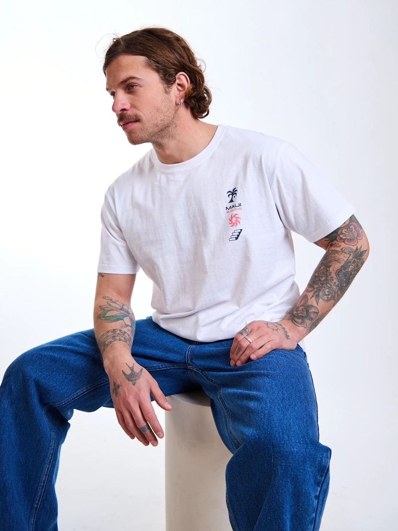 POLERA MC COAST BLANCO HOMBRE MAUI AND SONS - 8